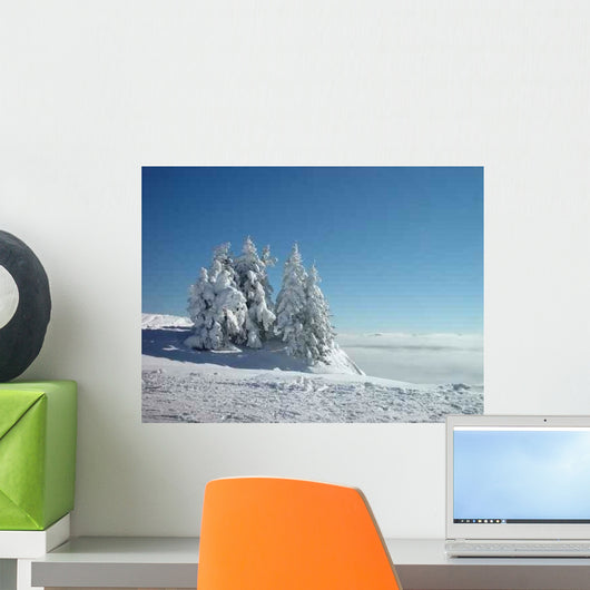 Winter Trees Wall Decal Design 4