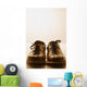 Front View Of Bowling Shoes Wall Mural