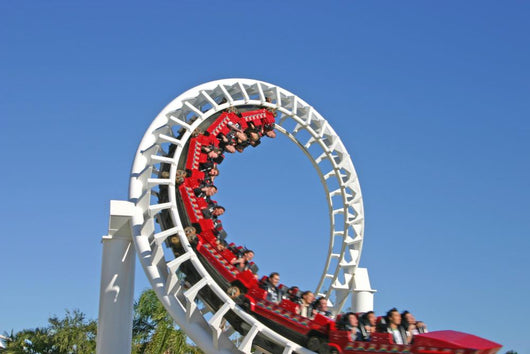 Roller Coaster 4 Wall Mural