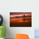 Huntington Beach At Sunset, California, Usa Wall Mural
