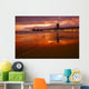 Huntington Beach At Sunset, California, Usa Wall Mural
