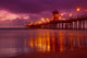 Huntington Beach At Night Wall Mural