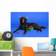Christmas Dog Wall Mural