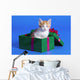 Kitten In Gift Box Wall Mural