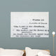From Bible Lord Is Wall Mural