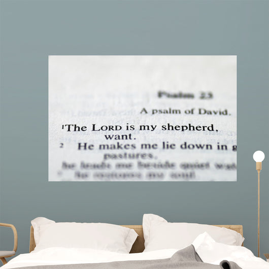 From Bible Lord Is Wall Mural