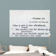 From Bible Lord Is Wall Mural