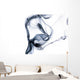 Grey smoke Wall Mural