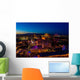 Aerial Las Vegas Strip at Night Wall Decal