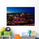 Aerial Las Vegas Strip at Night Wall Decal