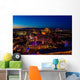 Aerial Las Vegas Strip at Night Wall Decal