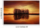 Silhouetted Trees Reflected On Water Wall Mural
