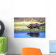 African Cape Buffalo, Photographed At Lake Kariba Zimbabwe Wall Mural