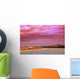 Sunset Over A River Wall Mural