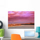 Sunset Over A River Wall Mural