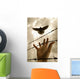 Hand Reaching Out For Bird Wall Mural