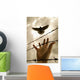 Hand Reaching Out For Bird Wall Mural