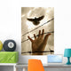 Hand Reaching Out For Bird Wall Mural