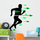 Silhouette Sport Wall Mural