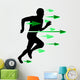 Silhouette Sport Wall Mural