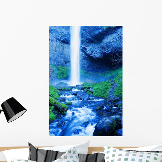 Elowah Falls, Oregon, Usa Wall Mural