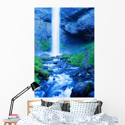 Elowah Falls, Oregon, Usa Wall Mural