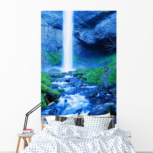Elowah Falls, Oregon, Usa Wall Mural