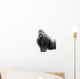 Black And White Portrait Of A Gorilla Wall Decal
