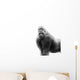 Black And White Portrait Of A Gorilla Wall Decal