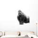 Black And White Portrait Of A Gorilla Wall Decal