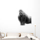 Black And White Portrait Of A Gorilla Wall Decal