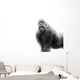 Black And White Portrait Of A Gorilla Wall Decal