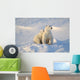 Polar Bear And Cub Wall Mural
