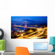 Night Scenes Tsing Ma Wall Decal Design 2