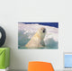 Polar Bear In Ice Pool Wall Mural