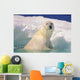 Polar Bear In Ice Pool Wall Mural
