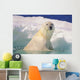 Polar Bear In Ice Pool Wall Mural