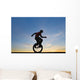 Man On Unicycle Wall Mural