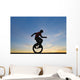 Man On Unicycle Wall Mural