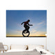 Man On Unicycle Wall Mural