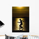 Unicycling Silhouette Wall Mural
