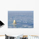 Single Polar Bear Wall Mural
