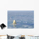 Single Polar Bear Wall Mural