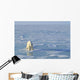 Single Polar Bear Wall Mural