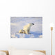 Polar Bear With Cub Wall Mural