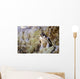 Prairie Falcon On Rock Ledge Wall Mural
