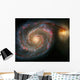 The Whirlpool Galaxy And Companion Galaxy Wall Mural