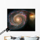 The Whirlpool Galaxy And Companion Galaxy Wall Mural