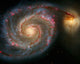 The Whirlpool Galaxy And Companion Galaxy Wall Mural