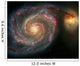 The Whirlpool Galaxy And Companion Galaxy Wall Mural